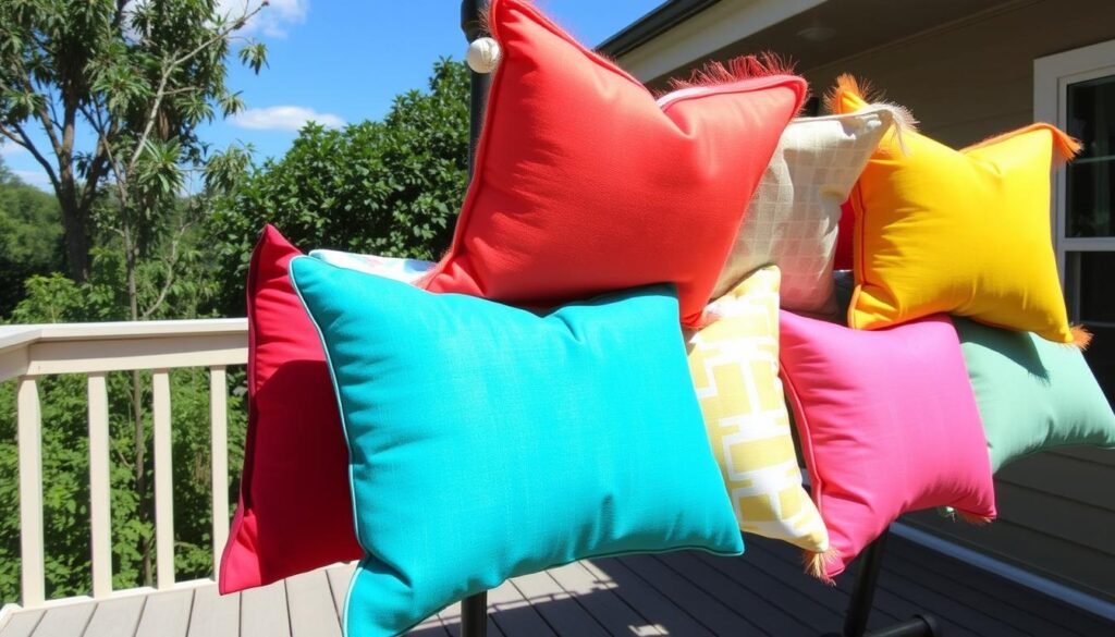 Drying throw pillows