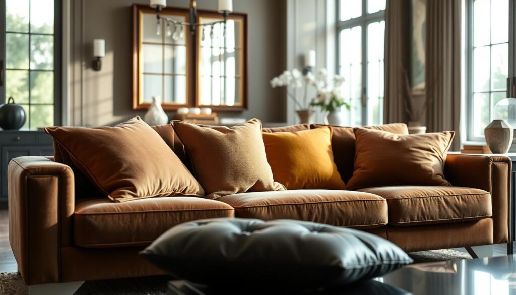 Microfiber and Leather Sofa Cushions Microfiber and Leather Sofa Cushions