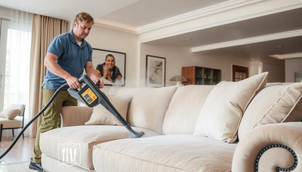 Professional sofa cleaning