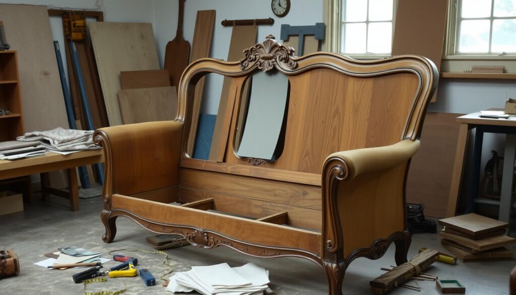 Restoring sofa frame Restoring sofa frame
