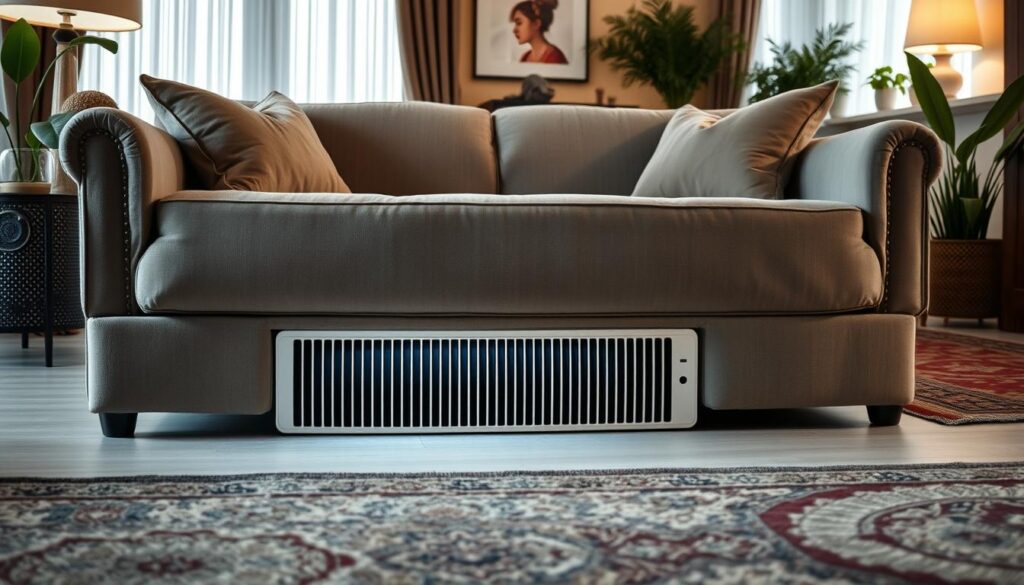 can you put a sofa over a vent can you put a sofa over a vent