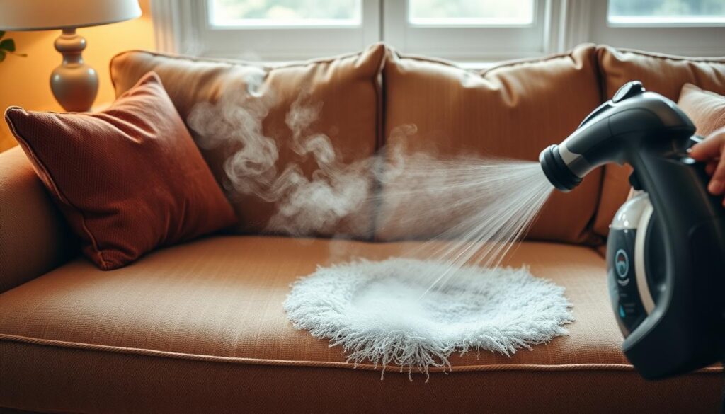 can you steam clean a sofa